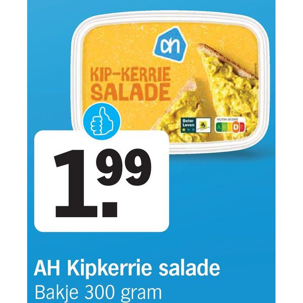 AH Kipkerrie salade