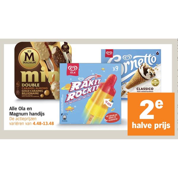 Alle Ola en Magnum handijs