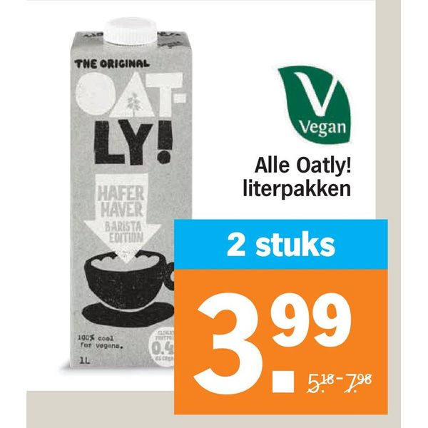 Alle Oatly! literpakken