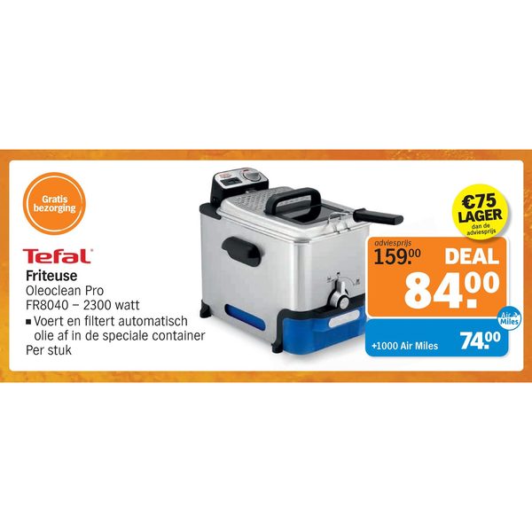 Friteuse Oleoclean Pro FR8040