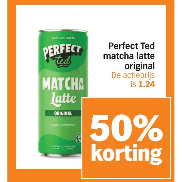 Perfect Ted matcha latte original