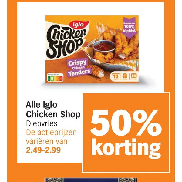 Alle Iglo Chicken Shop Diepvries