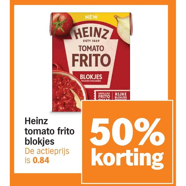 Heinz tomato frito blokjes