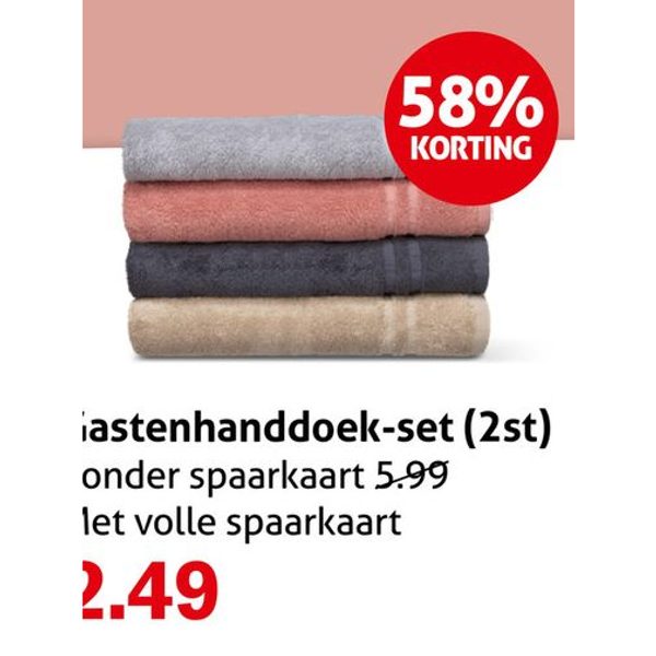 Gastenhanddoek-set (2st)