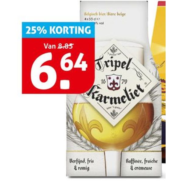 Speciaalbier Pack (bijv. Tripel Karmeliet)