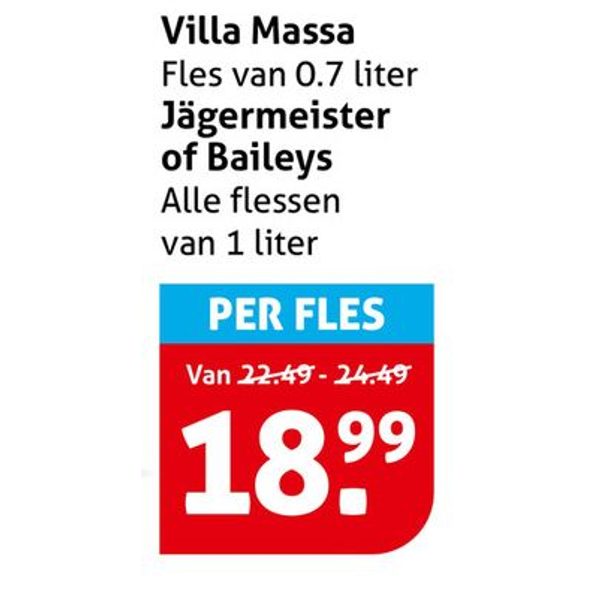 Villa Massa Jägermeister of Baileys
