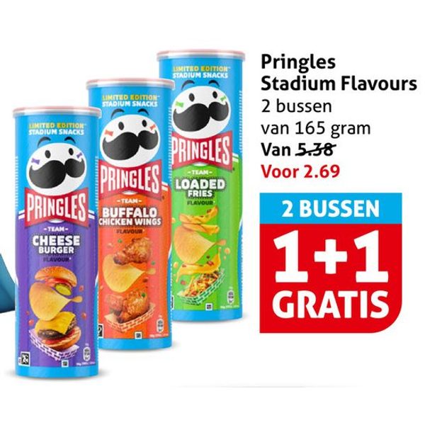 Pringles limited edition flavours 3 bussen
