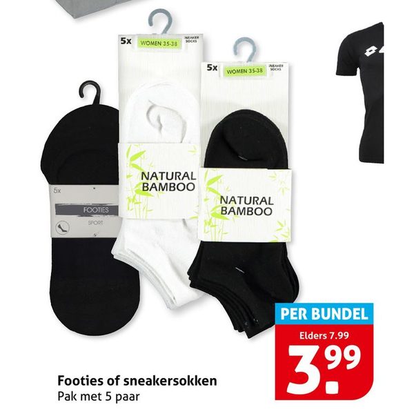 Footies of sneakersokken