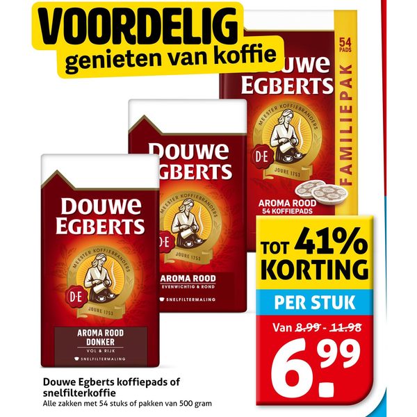 Douwe Egberts koffiepads of snelfilterkoffie