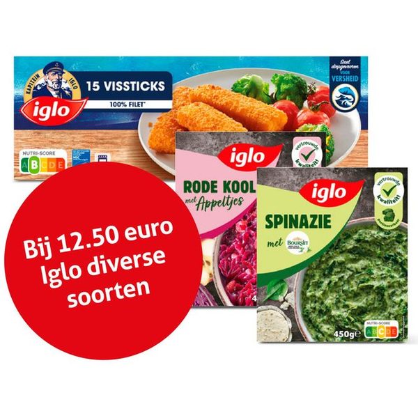 Iglo diverse soorten