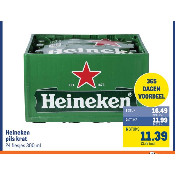 Heineken pils krat