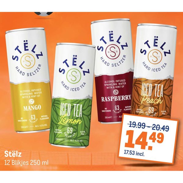 Stëlz 12 Blikjes 250 ml
