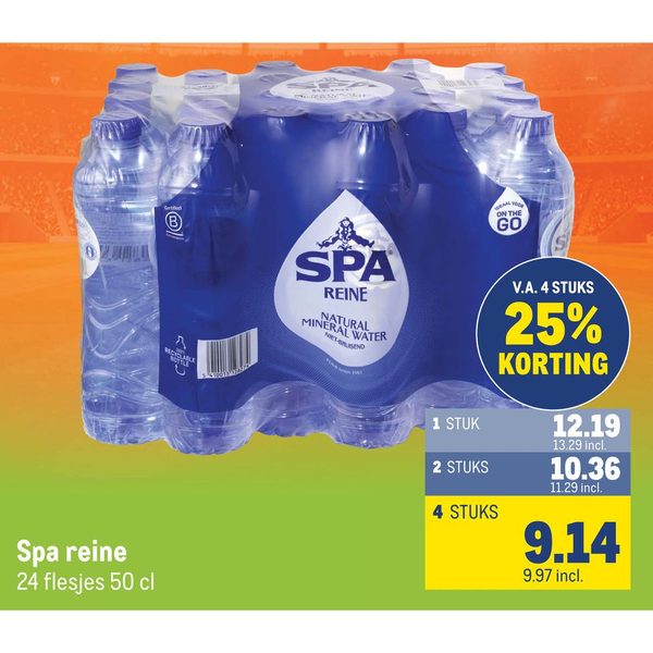 Spa reine 24 flesjes 50 cl