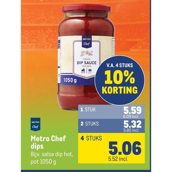 Metro Chef dips