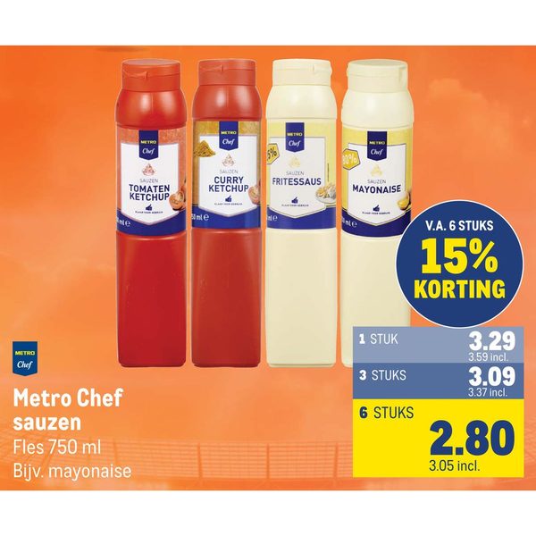 Metro Chef sauzen