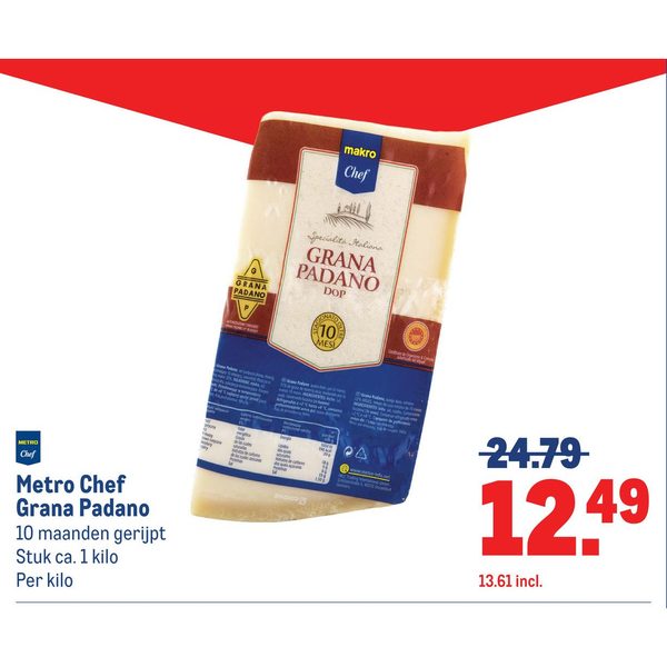 Metro Chef Grana Padano