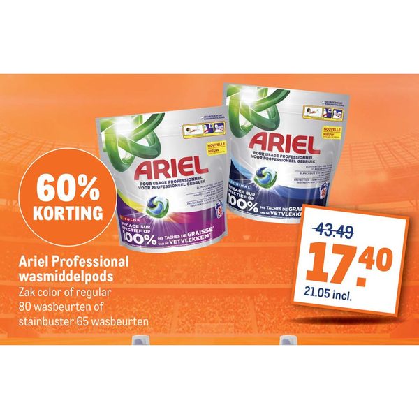 Ariel Professional wasmiddelpods