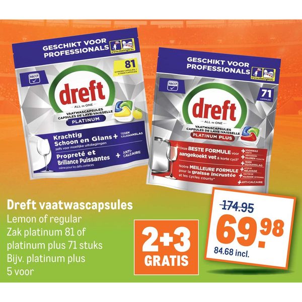 Dreft vaatwascapsules