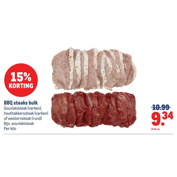 BBQ steaks bulk