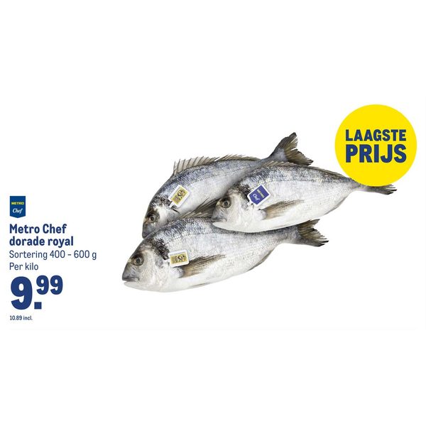 Metro Chef dorade royal