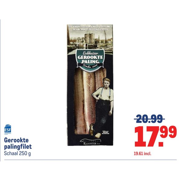 Gerookte palingfilet