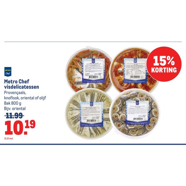 Metro Chef visdelicatessen