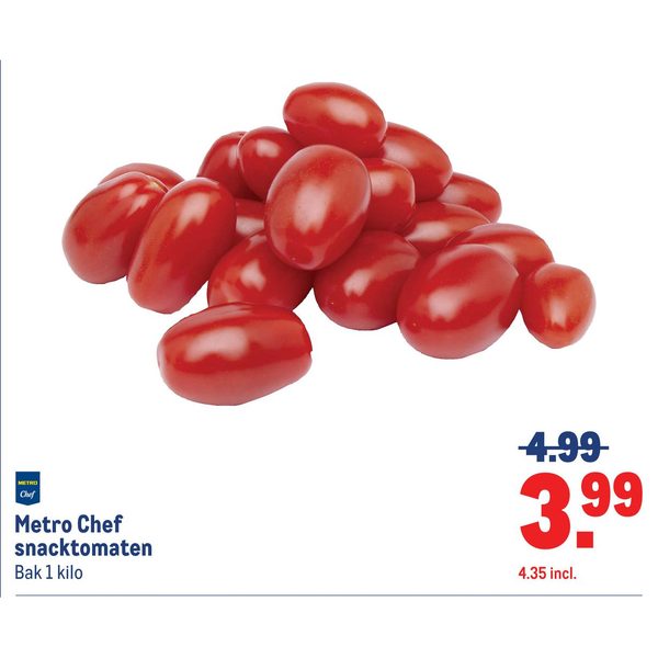 Metro Chef snacktomaten