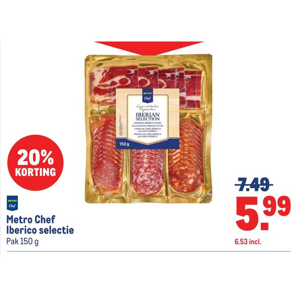 Metro Chef Iberico selectie