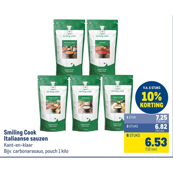 Smiling Cook Italiaanse sauzen