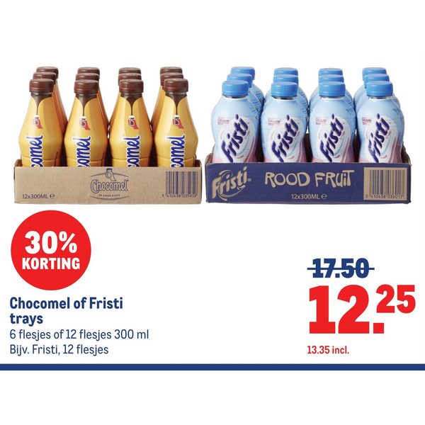 Chocomel of Fristi trays