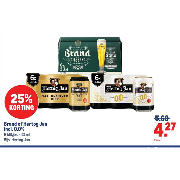 Brand of Hertog Jan incl. 0.0%