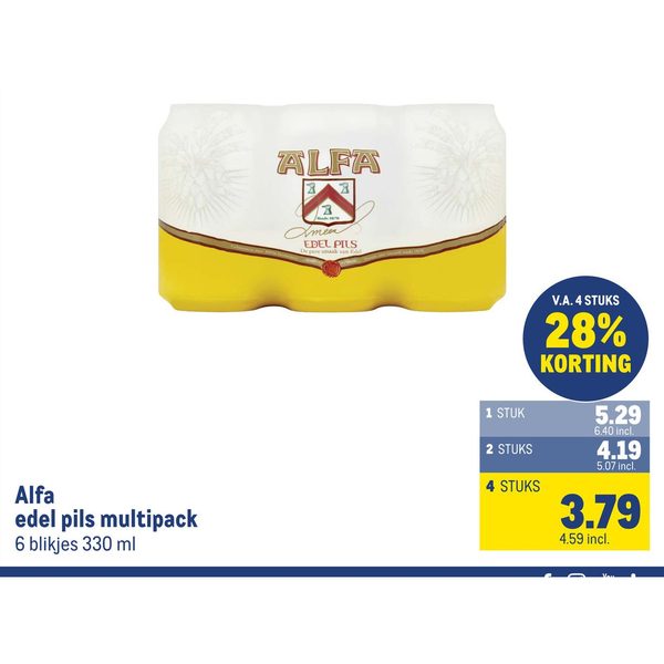 Alfa edel pils multipack
