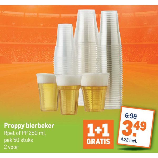 Proppy bierbeker