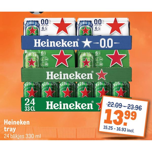 Heineken tray