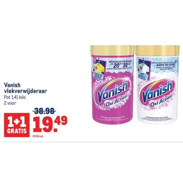Vanish vlekverwijderaar