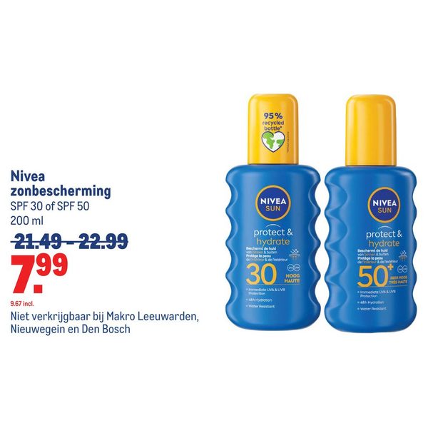 Nivea zonbescherming