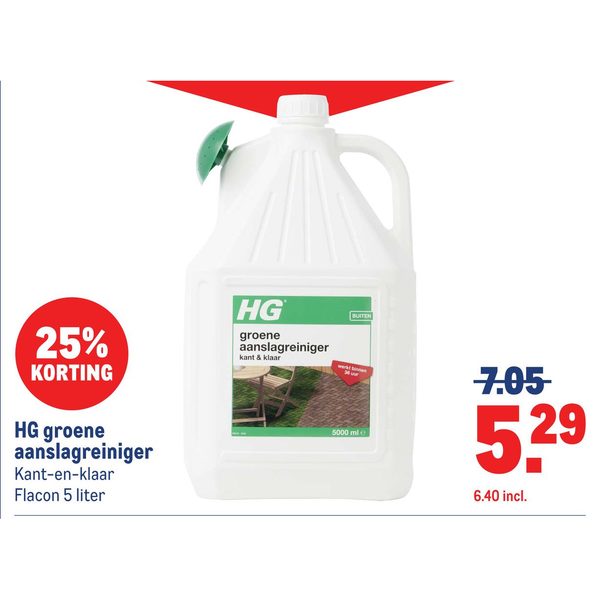 HG groene aanslagreiniger