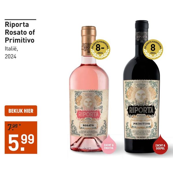 Riporta Rosato of Primitivo