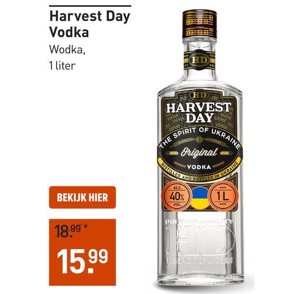 Harvest Day Vodka