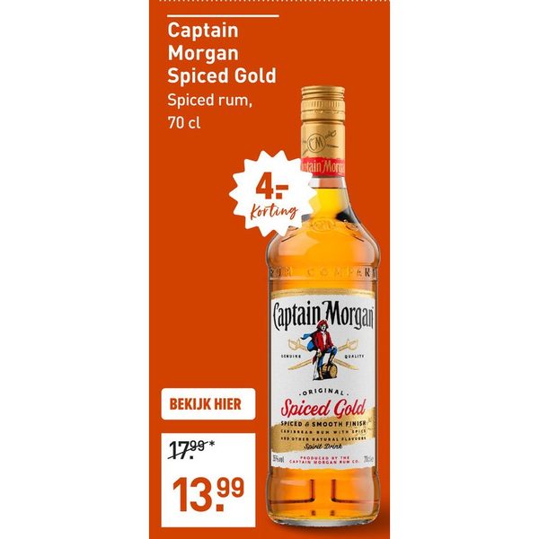 Captain Morgan Spiced Gold Spiced rum
