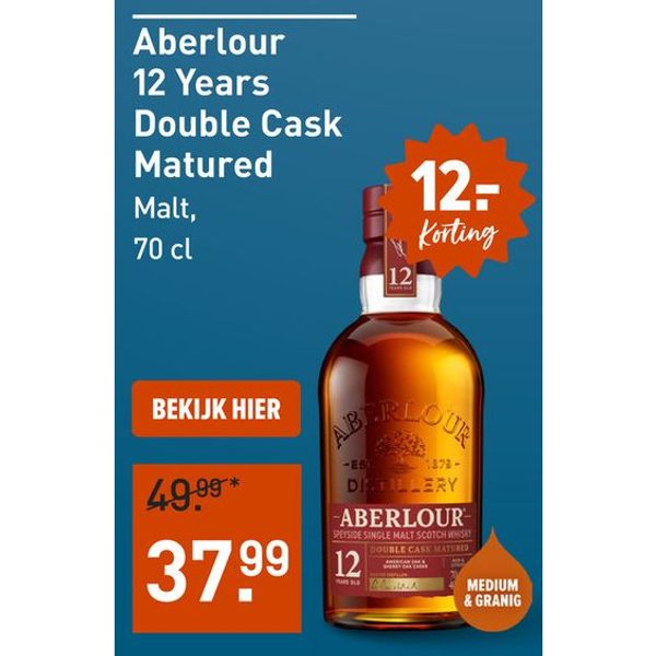 Aberlour 12 Years Double Cask Matured Malt, 70 cl