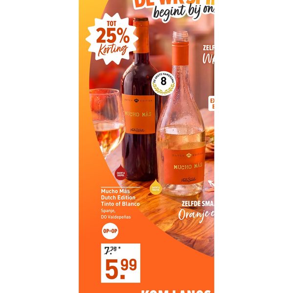 Mucho Más Dutch Edition Tinto of Blanco