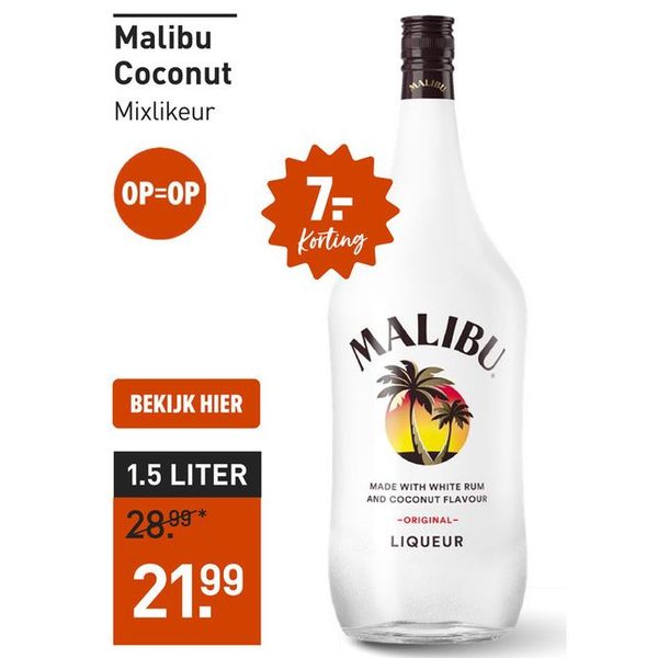 Malibu Coconut Mixlikeur