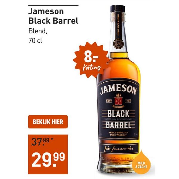 Jameson Black Barrel