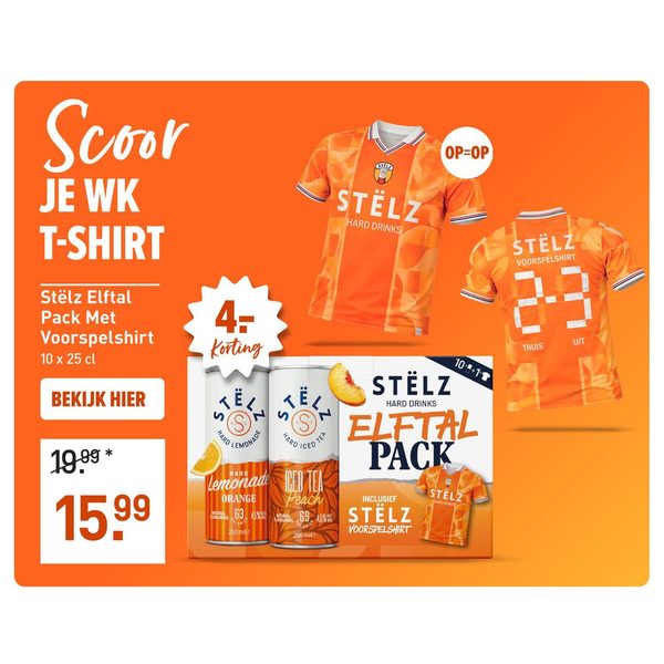 Stëlz Elftal Pack Met Voorspelshirt