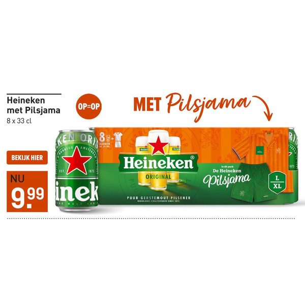 Heineken Original met Pilsjama