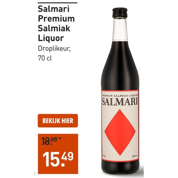 Premium Salmiak Liquor Droplikeur