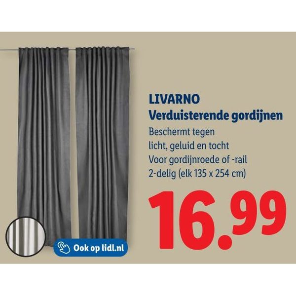 LIVARNO Verduisterende gordijnen