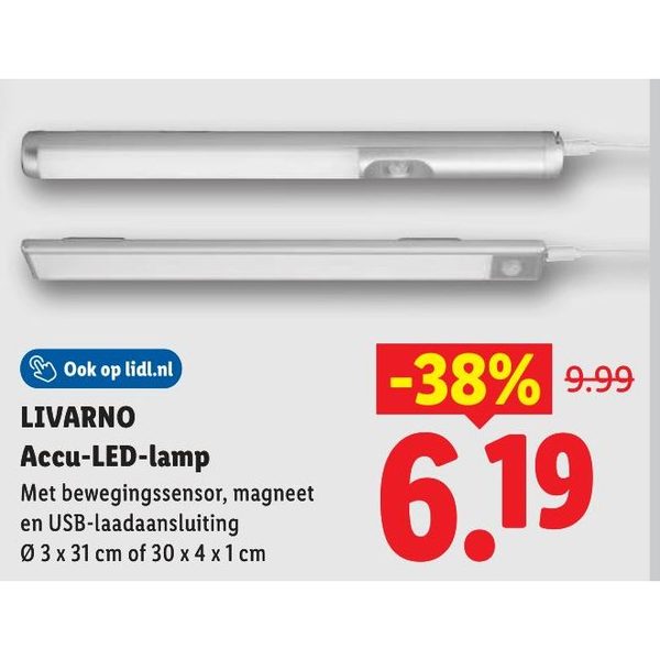 LIVARNO Accu-LED-lamp