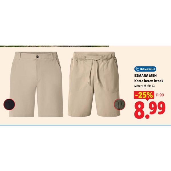 ESMARA MEN Korte heren broek